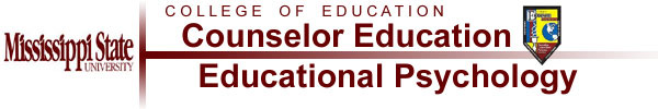 Department of Counselor
 Education Logo